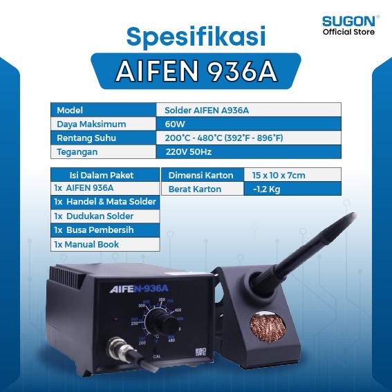SOLDER STATION AIFEN 936A ORIGINAL