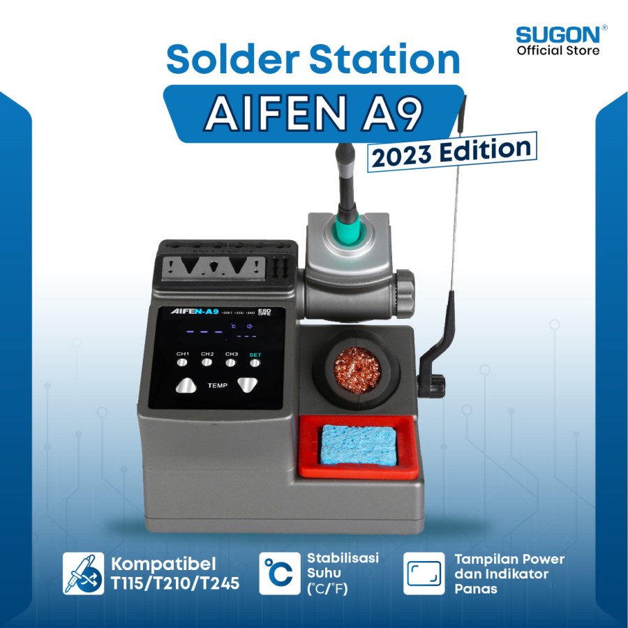 SOLDER STATION AIFEN A9 2023 C210 - Gambar 2