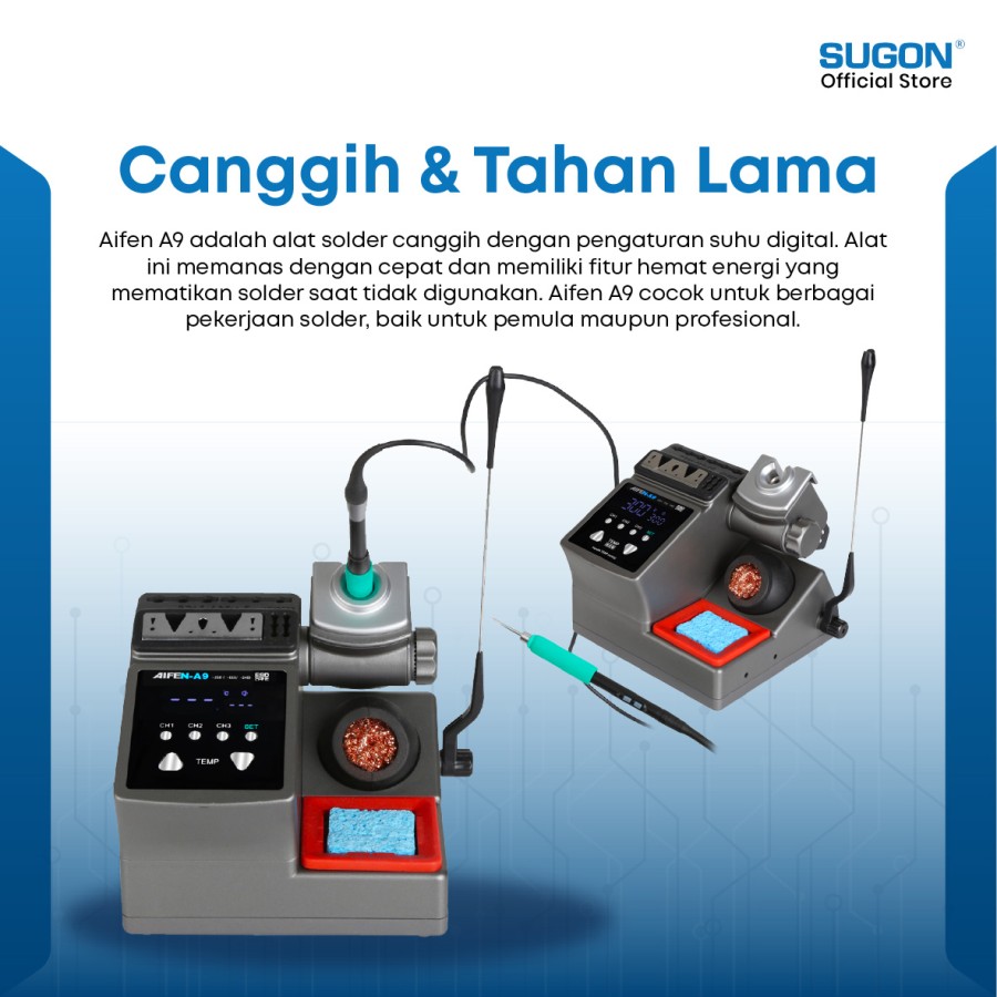 SOLDER STATION AIFEN A9 2023 C210 - Gambar 4
